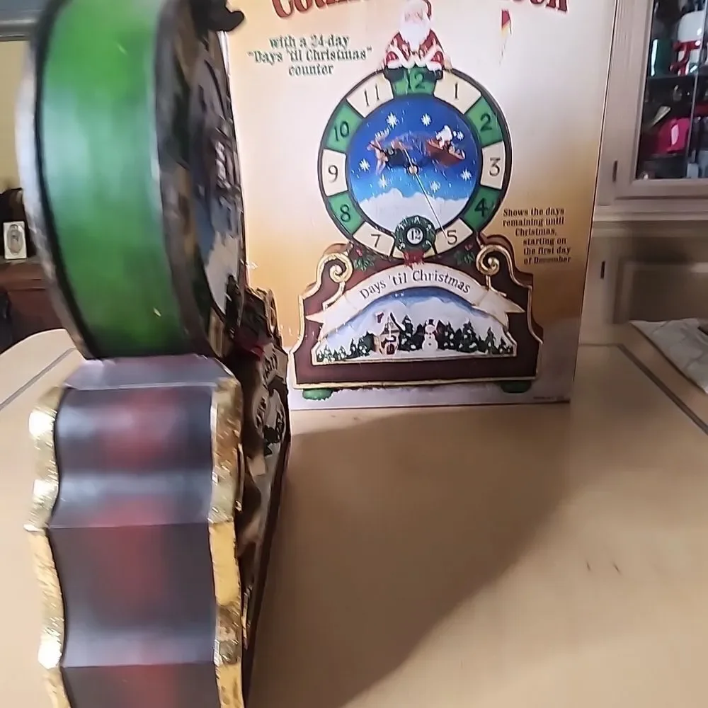 Festive Santa Christmas Countdown Clock